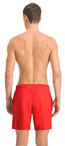 PUMA Shorts 100002245 Trajes de baño, Rojo, M Hombre
