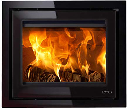 Lotus KS2458 H570 Kamineinsatz Black Magic/Scharniere links/A+