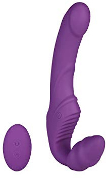 EIS Paarvibrator aus Silikon | 21,5 cm | Sex Spielzeug für Frauen | Erotik | Sex Toys | Hautfreundliches Silikon | Mehrere Vibrationsprogramme | Mit App-Steuerung | Für Männer & Frauen