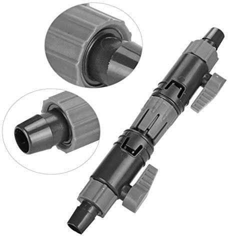 xiangxin Double connecteur de robinet d'aquarium, connecteur de tuyau pour eau salée, eau douce, bureau (K-16/22 mm)