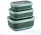 Lille Home Contenedores de comida de acero inoxidable de primera calidad con exterior antideslizante, juego de 3, 470 ml, 900 ml, 1.4 L, a prueba de fugas, sin BPA, control de porciones