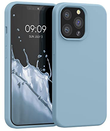 kwmobile Carcasa Compatible con Apple iPhone 13 Pro Funda - Case TPU y Silicona antigolpes - Apto Carga inalámbrica - Piedra Antigua