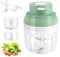 Elektrischer Zerkleinerer, 250ml Multizerkleinerer Knoblauchpresse , Kabellose Mini Zwiebelschneider Wiederaufladbarer Für Gemüse Obst Zwiebeln