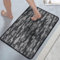 Rutschfeste Badematte Absorbierende Badezimmerteppich Waschbar: 40 x 60 cm schnelltrocknende Badteppich Badvorleger Duschvorleger für Badewanne, Duschraum und Badezimmer, Toilette, Dunkel grau
