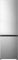 Hisense RB435N4BCE 70/30 Frost Free Fridge Freezer - Stainless Steel - E Rated, Chrome,white