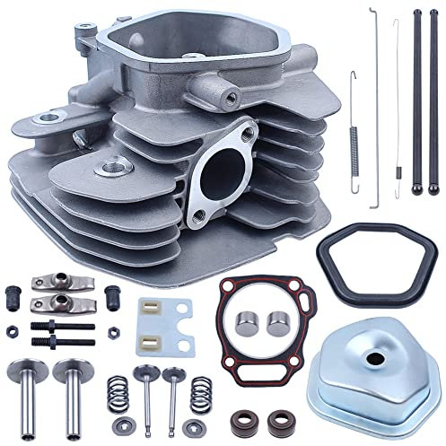 Gubeter Kit Piastra valvola Molla Testa Cilindro, Honda Gx340 Gx390 Cinese 188F 11Hp 13Hp 5~6.5Kw Generatore Motore a Benzina, 12200-Zf6-406, 12200-Zf6-W00, 12310-Ze3-791, 12310-Ze2-020