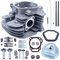 Gubeter Kit Piastra valvola Molla Testa Cilindro, Honda Gx340 Gx390 Cinese 188F 11Hp 13Hp 5~6.5Kw Generatore Motore a Benzina, 12200-Zf6-406, 12200-Zf6-W00, 12310-Ze3-791, 12310-Ze2-020