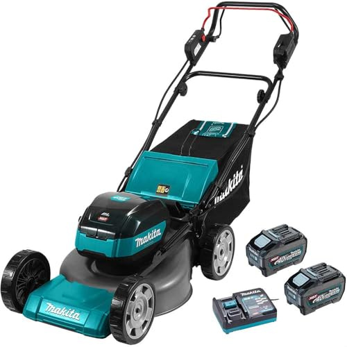 Makita LM001GT204 Akku-Rasenmäher 48 cm 40V max. / 5,0 Ah, 2 Akkus + Ladegerät