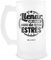 Puterful - Jarra para Cerveza - Jarra Cerveza 500ml - Llenar en caso de estrés - 500 ML