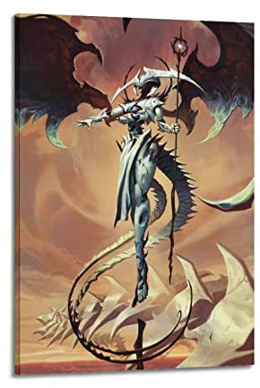 Alien Atraxa The Praetors VoiceCanvas Poster Dekorative Malerei Leinwand Wandposter und Kunstbild Druck Moderne Familie Schlafzimmer Dekor Poster 60 x 90 cm