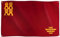 Runesol Bandera de Murcia, 91x152cm, 3ft x 5ft, 4 Ojales, Ojal en Cada Esquina, Región de Murcia, Múrcia, Banderas Premium, Interior, Exterior, Día de la Constitución