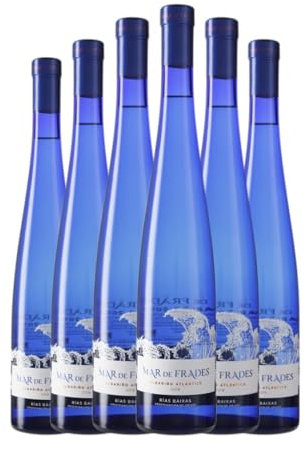 Mar de Frades Albariño Rías Baixas Joven Botella Medium 50 cl Vino blanco (Caja de 6 Botella Medium de 50 cl)