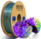 EONO Silk Dreifarbiges PLA Filament 1,75 mm für 3D Drucker Coextrusions PLA Filament 1 kg (2,2 lbs) Mehrfarbiges PLA 3d Drucker Filament, Silk PLA Blau/Lila/Gelb