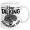 Psychotherapeut Geschenk Tasse Spruch Keep Talking I'm Diagnosing You Seelenklempner Seelenarzt Kaffee-Becher Therapeut (Weiß)