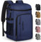 Capolo Kühlrucksack, isoliert, wasserdicht, für Damen und Herren, auslaufsicher, Thermotasche, weiche Reise-Kühltasche, tragbar, Eistruhe, Lunch-Rucksack für Camping, Picknick, Blau, 36 Dosen