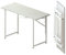 Lutown-Teen Klappschreibtisch 120 cm, Schreiben Gaming Computer Camping Tisch, Kein Zusammenbau erforderlich Home Office-Schreibtisch, Weiß