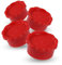 GRÄWE Sodastream Lot de 4 couvercles pour bouteilles en verre Penguin et Crystal Rouge