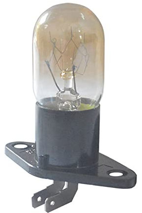 Home Oven Bulb with Base 250V 2A LED Microwave Light Small Temp Appliance Bulbs Easy to Install Led Microwave Light Bulb Warm White Over Stove Appliance Replacement 20w