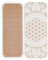 Sadhu Board, Nagelbrett, balistische Nägel, Lebensblume II, Entspannungsbrett zur Meditation, Akupunktur Massage der Füße, Nagelabstand 8mm (Aluminium)