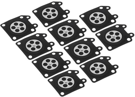 PATIKIL Carburetor Diaphragm Gasket, 10Pack Metering Diaphragm Assembly for 2500 3800and 4500 Chainsaw Repair Parts.