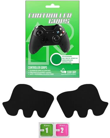 Haoyull Gamepad-Griff-Aufkleber für One S, schweißabsorbierender Controller-Griff, Gummiabdeckung