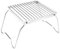 Lwaviwer Folding Campfire Grill Portable StainlessSteel Camping Grill Grate Gas Stove Stand Outdoor Wood Stove Stand BBQ Grill