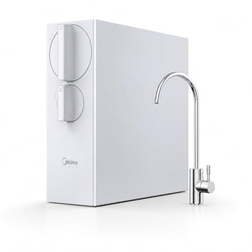 Galyon Genius D500 Hauswasserreiniger, Wasserfilter, 5-stufiges Umkehrosmose-System, Kapazität 500 GPD, integrierte Pumpe, Produktion 1,5 - 1,7 l/min, elektrische Leitung 220 V/2