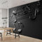 Vlies Fototapete Musik Notieren 3D Effekt 300x210 Schwarz Foto Tapete Schlafzimmer Wohnzimmer Moderne XXL Wandtapete Groß Vliestapete Fototapeten Poster Wand Dekoration a.1916