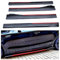 KLFDT Auto Seitenschweller Für BMW Z4 M1 M3 M4 M6 E85 E89 G29 F82 F83 F13 F06 Roadster,Auto Rocker-Panel-Splitter Seitenschürze Seitenrock Flügel Diffusor,Auto Body Styling Zubehör,A/BlackRed