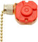 Ceiling Fan Switch,Ceiling Fan Light Switch 3-Speed Ceiling Fan Switch with Copper Bead Chain Easy-to-Install Plastic Pull Chain Switch for Ceiling Fan Light Fixture Repairment