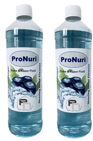 2x 1L Shine Scherkopfreiniger für alle Braun Clean&Renew Reinigungskartusche CCR