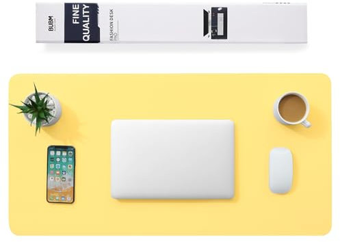 Multifunktionales Office Mauspad,BUBM 80x40cm wasserdichte Schreibtischunterlage aus PU-Leder,Ultradünnes Mousepad,rutschfeste Schreibtischmatte, für Büro und Zuhause