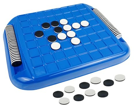 Othello Game - Reversi Brettspielset, Klassisches fllip -Strategie -Spiel | Kompaktes Faltbares Brett, Magnetspieloberfläche Scheibenspeicher Für Kopf -an -Kopf -Schlachten Für Zuhause Oder Unterwe