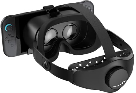 LICHIFIT Cuffie VR per Nintendo Switch 2 (2025) Occhiali VR per Realtà Virtuale Aggiornati Occhiali 3D con Distanza Pupillare e Distanza Oggetto Regolabili, Lenti HD e Comodo Cinturino per la Testa