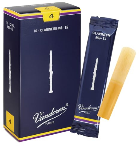 Vandoren Traditional Eb clarinet reeds, box of 10 - Strength 4
