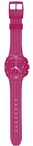 Swatch - SUIP401 - Pink Run - kunststoff chrono - Unisex - Silikon-Armband