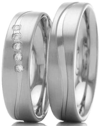 Trauringe 600/- Platin R-618 - Platin 600