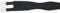 PFIFF Baumwoll-Sattelgurt Länge 120 cm, schwarz