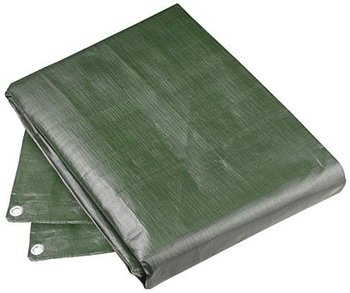 Meister Schutzplane 1,5 x 6 m - 210 g/m² - Beidseitig beschichtet - Wasserabweisend & UV-stabilisiert - Schimmelresistent - Aus Polyethylen / Holzplane / Gewebeplane / Abdeckplane / FLOR80435