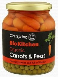 CLEARSPRING ORGANIC CARROT/PEAS 350GX6