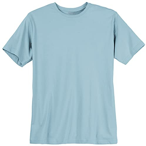 Redfield T-Shirt Herren hellblau Übergröße
