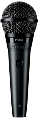 Shure PGA58 Cardioide Micrófono vocal dinámico con XLR a XLR de cable