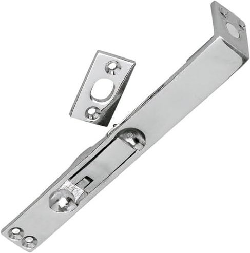 Merriway BH05680 Flush Fitting Door Bolt, 150 mm (6 Inch), Chrome