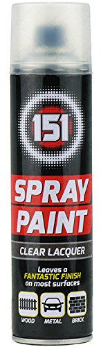 151 Clear Lacquer Multi-Purpose Aerosol Spray Paint 250ml (1 Pack)