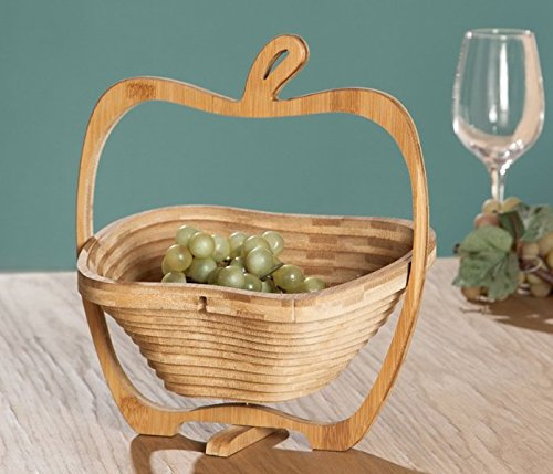 Gilde Bambus Falt-Obstkorb 'Apfel'