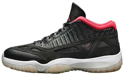 Nike Air Jordan 11 Retro 11 IE Low Herren Basketball Trainers 919712 Sneakers Schuhe (UK 8 US 9 EU 42.5, Black True red Multi Colour 023)