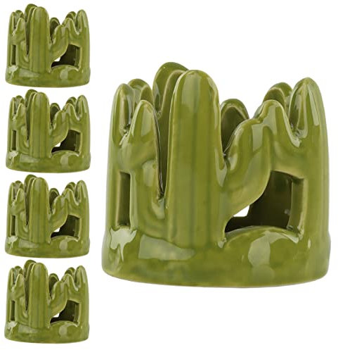 Teelichthalter, Kaktus, 5 Stück