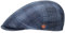 Mayser Sidney Light Flatcap Schirmmütze Schiebermütze Herren - Made in The EU mit Schirm, Futter Sommer Frühling-Sommer - 60 cm blau