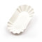Generisch 250 Stück Pappschalen KU1 (10×20×3,2 cm), ohne Beschichtung, weiß Pappschale Pommesschale Currywurstschale Snackschale Pommes-Schale