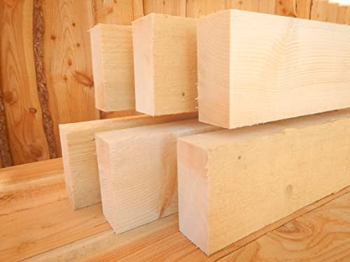 Stake Fichte Tanne 60x120mm Balken 6x12cm Kantholz Pfosten Pfahl sägerau Bauholz Rahmen 200cm Länge (5)